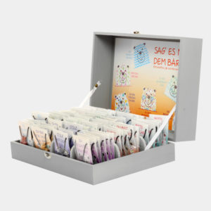 Sag's mit dem Bären - Große Glücksteinkiste gefüllt 6x12