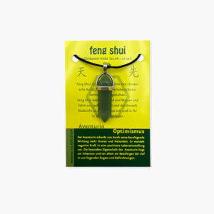 Feng Shui - Anhänger kleine Karte - Aventurin - Krebs VE=3