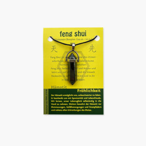 Feng Shui - Anhänger kleine Karte - Hämatit - Skorpion VE=3