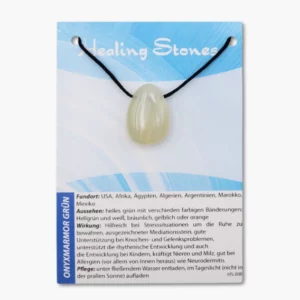 Healing Stones - Onyxmarmor grün VE=3
