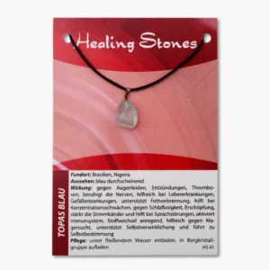 Healing Stones - Topas blau VE=3