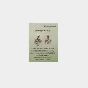 Blume des Lebens und Lebensbaum Schmuck in Geschenkbox 13 Designs ab € 2,95/Stück VE=3 - Lebensbaum Ohrhänger auf kleiner Karte VE=3