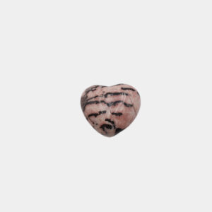 Handschmeichler Herzen - Zebramarmor rosa VE=5