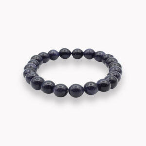 Armbänder 8mm - 10765 Goldfluss blau Armband 8mm VE=3