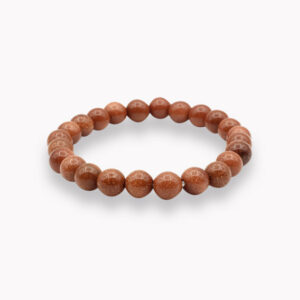 Armbänder 8mm - 10766 Goldfluss rot Armband 8mm VE=3