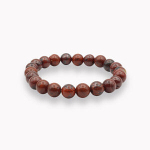 Armbänder 8mm - 10777 Brekzienjaspis Armband 8mm VE=3