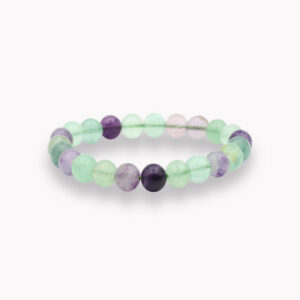 Armbänder 8mm - 10785 Regenbogenfluorit Armband 8mm VE=3