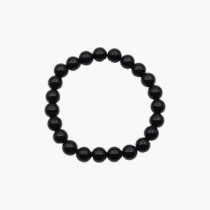 Armbänder 8mm - 10870 Obsidian schwarz Armband 8mm VE=3