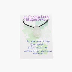 Kleine/Große GSK Glückskäfer (kleine Karte) € 3,-/Stück VE=3 oder Set - 44722-05 Glückskäfer Kleine Karte Bergkristall VE=3