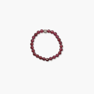 Ringe Kugel facettiert 2 mm div. Sorten - 947 Granat Ring Kugel fac. 2mm VE=10
