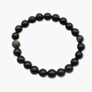 Armbänder 8mm - 10886 Goldobsidian Armband 8mm VE=3