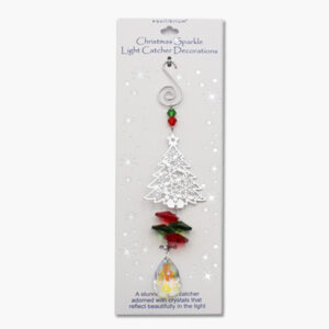 Lichtkristalle in der Geschenkbox, VE = 4/ 6 - 3051 Lichtkristalle Tanne auf Karte VE=6