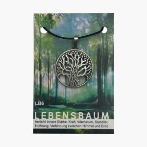 Lebensbaum - Zinn-Anhänger auf kleiner Karte, VE=3/ Motiv oder im Set - 411-06 Lebensbaum LB06 VE=3