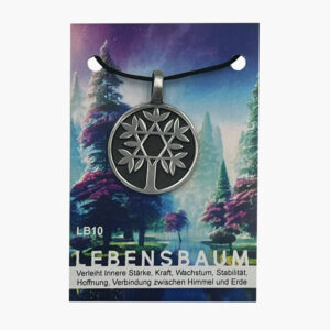 Lebensbaum - Zinn-Anhänger auf kleiner Karte, VE=3/ Motiv oder im Set - 411-10 Lebensbaum LB10 VE=3