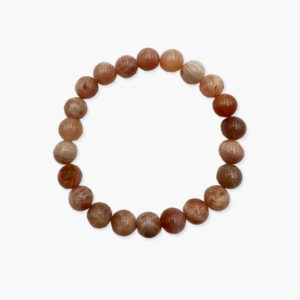 Armbänder 8mm - 10891 Mondstein orange Armband 8mm VE=3