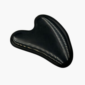 Gua Sha - Massagestein - 7006 Gua Sha Massagestein Obsidian schwarz VE=3