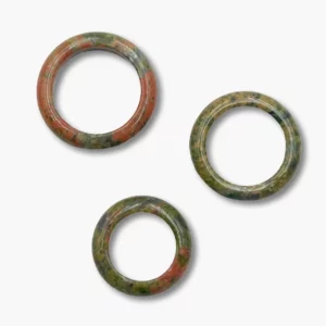 Edelstein Ringe 6mm div. Sorten - 2098 Unakit Ring 6mm VE=10