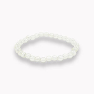 Edelstein Armband für Kinder zart Kugel 4 mm VE = 3 - 1709 Bergkristall Armband Kugel 4 mm Kinder