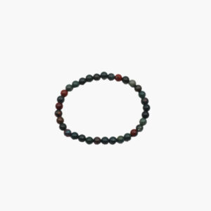 Edelstein Armband für Kinder zart Kugel 4 mm VE = 3 - 1742 Heliotrop Armband Kugel 4 mm Kinder