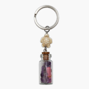 Schlüsselanhänger Schildkröte VE=3 / 1,50€ pro Stück - 444-01 Schlüsselanhänger Schildkröte Amethyst VE=3