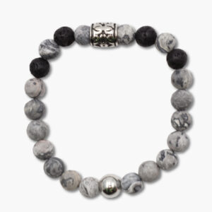 Armbänder 8mm - 1006 Picassojaspis Männer-Armband 8mm VE=3