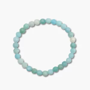 Armbänder 6mm facettiert - 1063 Amazonit Armband 6mm fac. VE=3