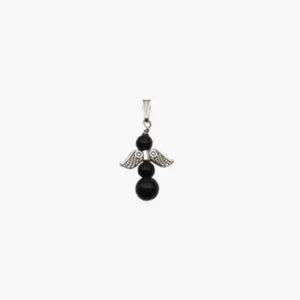 Anhänger Glücksengel - 1150 Obsidian schwarz Glücksengel VE=3