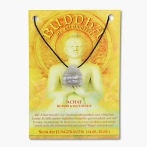 Anhänger Buddha - Achat - Jungfrau VE=1