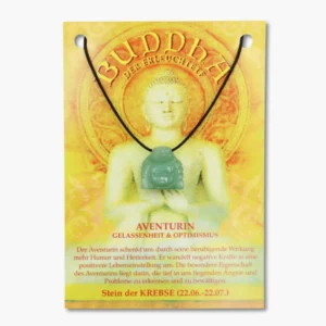 Anhänger Buddha - Aventurin - Krebs VE=1