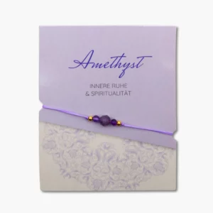 Little Stones - 1325-01 Amethyst (1 Kugel 6mm fac.+2 Kugeln 4mm fac.) VE=3