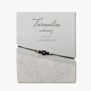 Little Stones - 1325-12 Turmalin schwarz (1 Kugel 6mm fac.+2 Kugeln 4mm fac.) VE=3