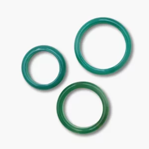 Edelstein Ringe 6mm div. Sorten - 2106 Achat grün gefärbt Ring 6mm VE=10