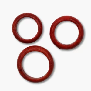 Edelstein Ringe 6mm div. Sorten - 2111 Schaumkoralle Ring 6mm VE=10